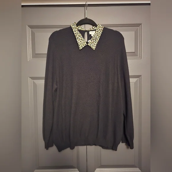 J. Crew Black Knit Top - Picture 2 of 4